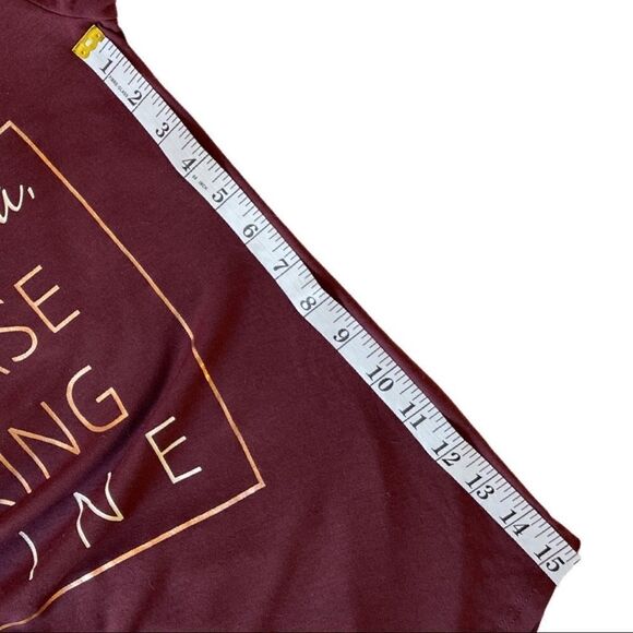 Apt. 9 Christmas Themed Graphic Tee Shirt “Dear Santa Please Bring Wine” • Small - Picture 9 of 10